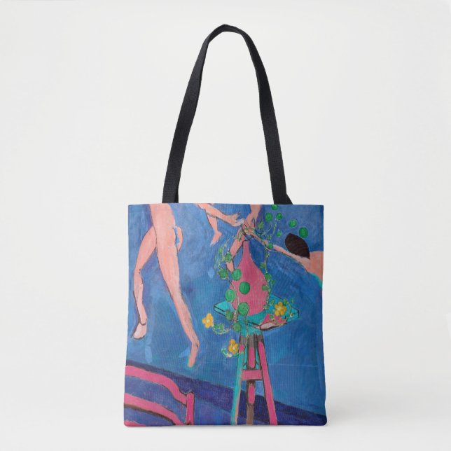 Nasturtium Flowers in the Atelier, Matisse Tote Bag (Front)