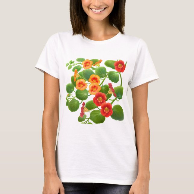 Nasturtium Vines T-Shirt (Front)