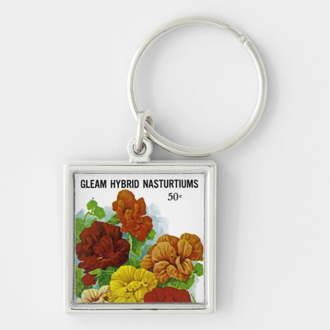 Nasturtiums Key Ring (Front)