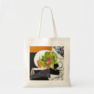 Nasturtiums on a Platter Tote Bag