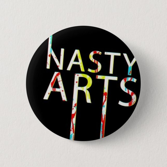 [ NASTY _ ARTS ] BUTTON (Front)