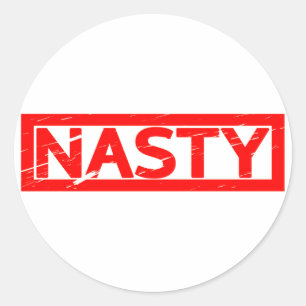 Nasty Stamp Classic Round Sticker