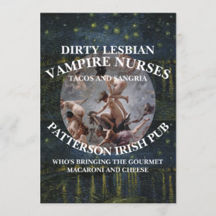 Nasty Travel Nurse  Holiday Card