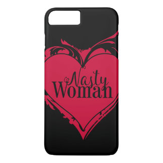 NASTY WOMAN red art HEART iPhone 8 Plus/7 Plus Case