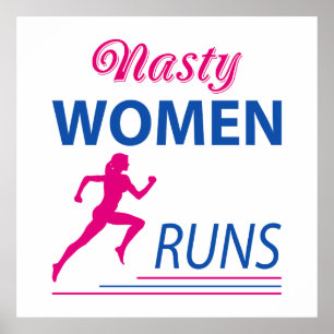 Nasty women runs poster