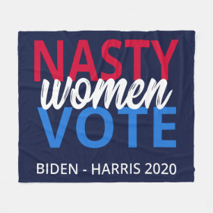 Nasty Women Vote II Fleece Blanket