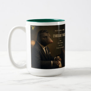 Nat King Mole Album: a Parody Two-Tone Coffee Mug
