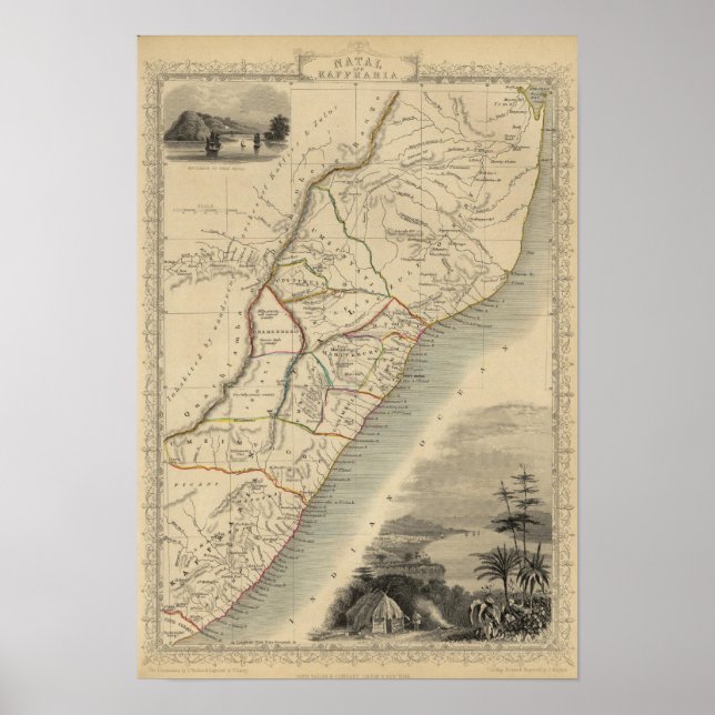 Natal And Kaffraria Poster (Front)