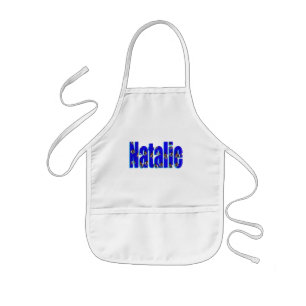 'Natalie' Name Made From Guinea Pigs, Kids Apron