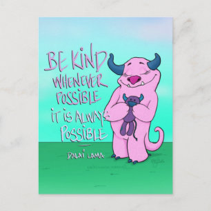 Natalie the Monster, postcard