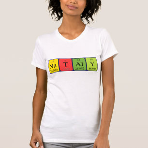 Nataly periodic table name shirt