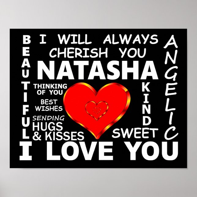 Natasha I Love You Poster (Front)