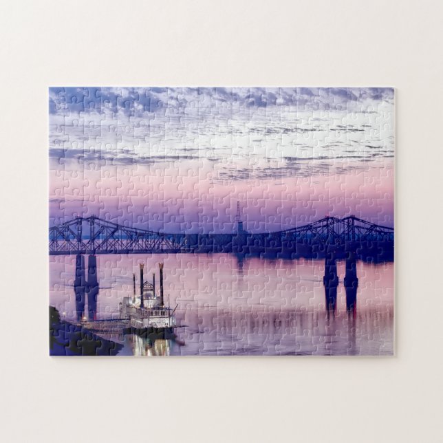 Natchez Mississippi Riverboat. Jigsaw Puzzle (Horizontal)