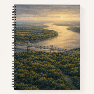 Natchez on the River | Mississippi Landscape Notebook