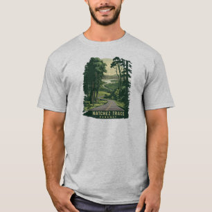 Natchez Trace Parkway Mississippi Forest T-Shirt