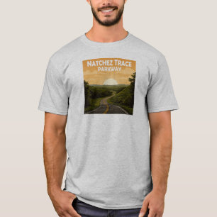 Natchez Trace Parkway Mississippi Landscape T-Shirt
