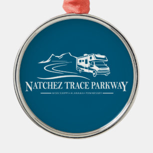 Natchez Trace Parkway Recreational Vehicle Metal Ornament