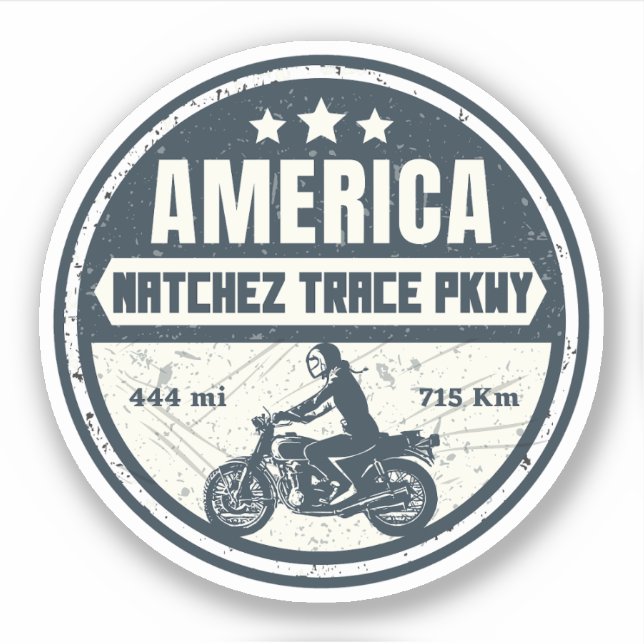 natchez trace road Mississippi Tennessee motorcycl (Front)