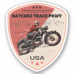 natchez trace road Mississippi Tennessee motorcycl