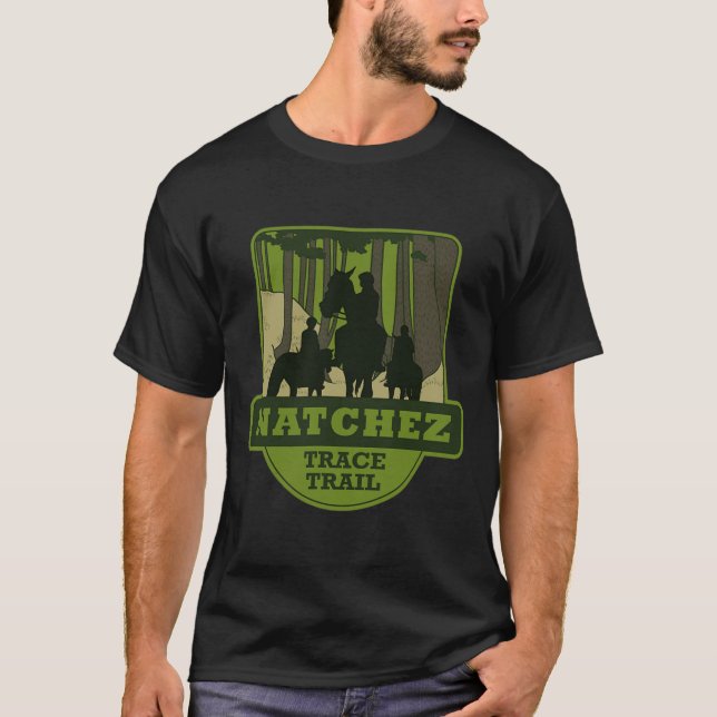 Natchez Trace Trail - Horseback Riding  T-Shirt (Front)