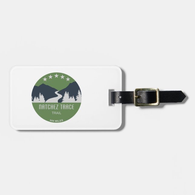 Natchez Trace Trail Luggage Tag (Front Horizontal)