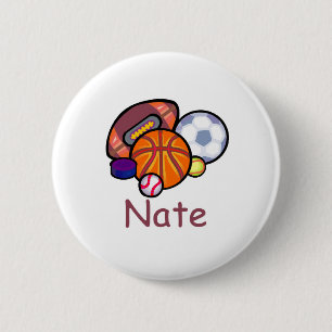 Nate 6 Cm Round Badge
