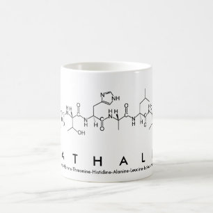 Nathalia peptide name mug