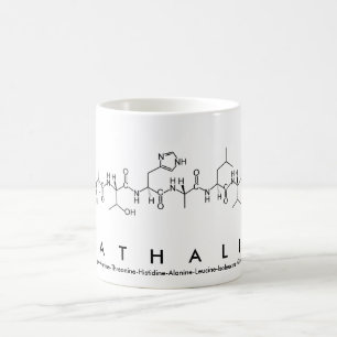 Nathalie peptide name mug