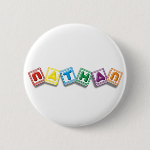 Nathan 6 Cm Round Badge