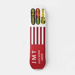 NATHAN E MILLER  MUSCLEDUCK Skateboard, 7¾" Deck Skateboard