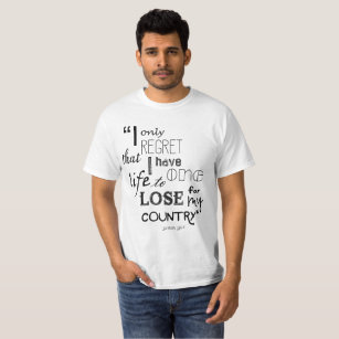 Nathan Hale Quote Men's Value T-Shirt