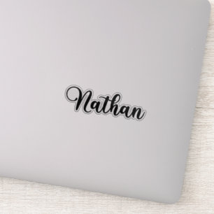 Nathan Name - Handwritten Calligraphy