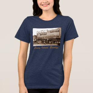 Nathan's Famous Hot Dogs Ladies' T-shirt Tri-Blend Shirt