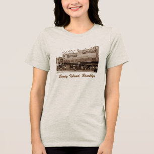 Nathan's Famous Hot Dogs Ladies'  Tri-Blend Shirt
