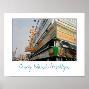 Nathan's Famous Hot Dogs Poster
