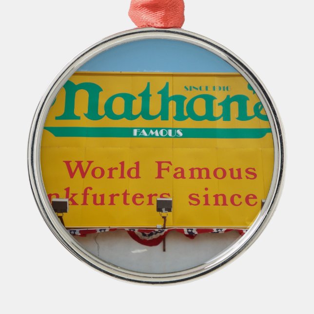 Nathan's Famous Ornament (Front)