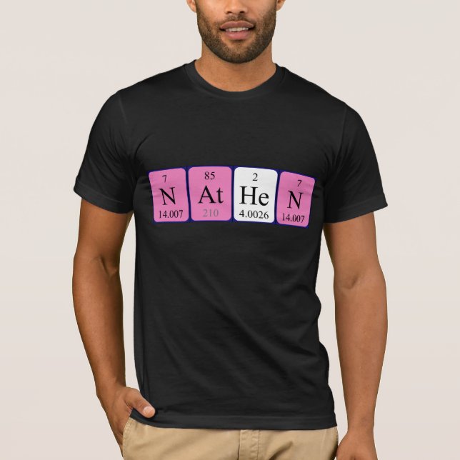 Nathen periodic table name shirt (Front)