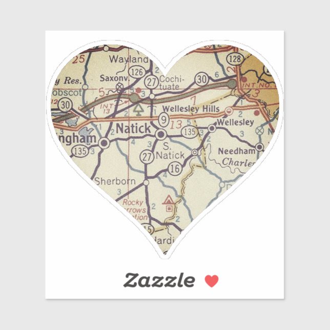 Natick Vintage Map (Sheet)