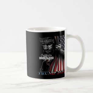 Nation Under God Trump 2024 God American Flag 1  Coffee Mug