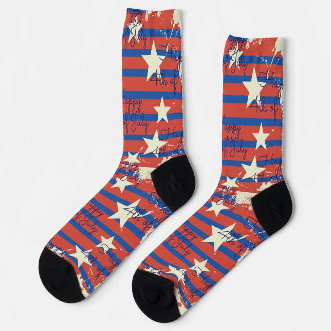 National 4th of July Celebration  Socks (Left)