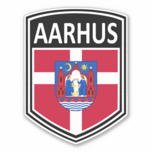 National - Aarhus Denmark Sticker