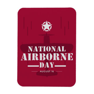 National Airborne Day Magnet