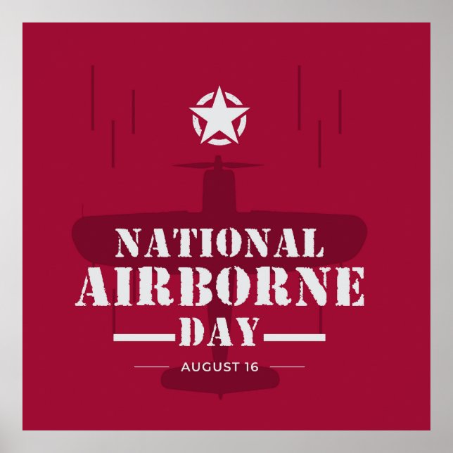 National Airborne Day Poster (Front)