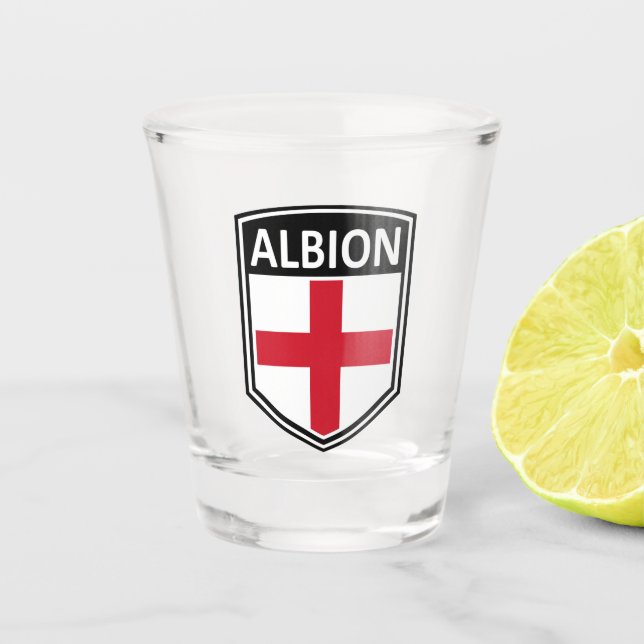 National - Albion Shot Glass (Front)