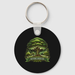 National Arbor Day Tree Care For A Happy Arbor Day Key Ring