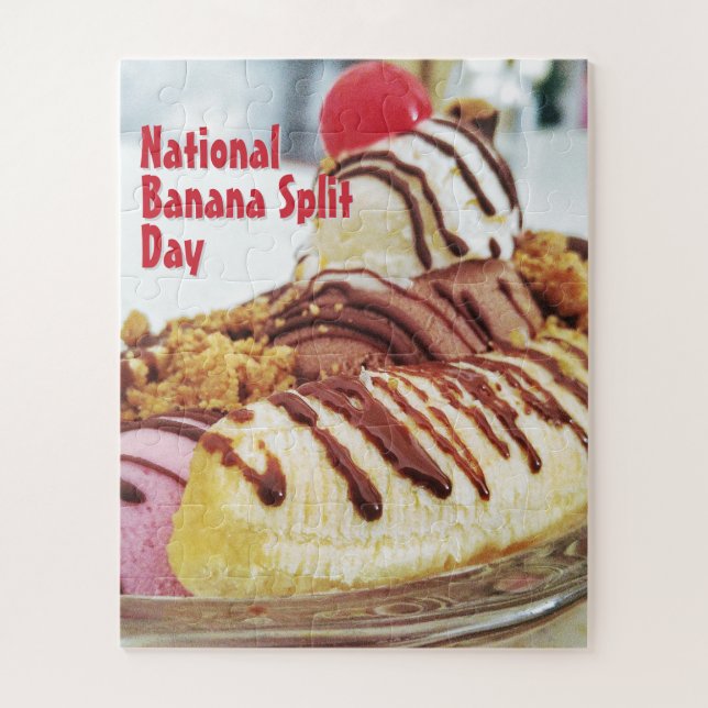 National Banana Split Day Jigsaw Puzzle (Vertical)