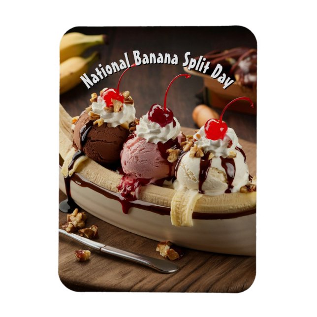 National Banana Split Day Magnet (Vertical)