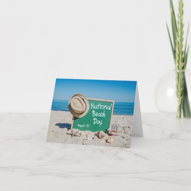 National Beach Day Card (Front)
