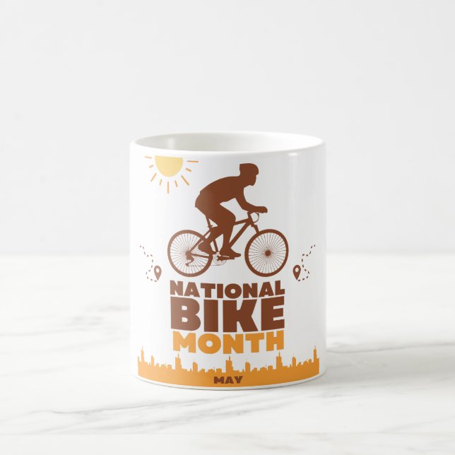 National Bike Month Coffee Mug (Center)