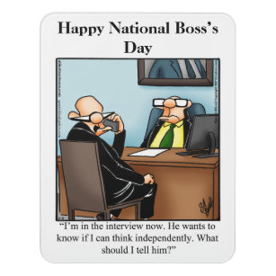 National Boss’s Day Humour Door Sign